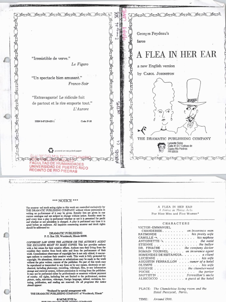 A Flea in Her Ear | PDF
