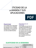 Elasticidad de La Demanda y Sus Aplicaciones PDF