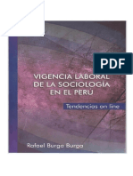 Vigencia Laboral de La Sociología en El Peru