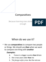 Comparatives: Because Learning Sizes Alone Is Not Enough