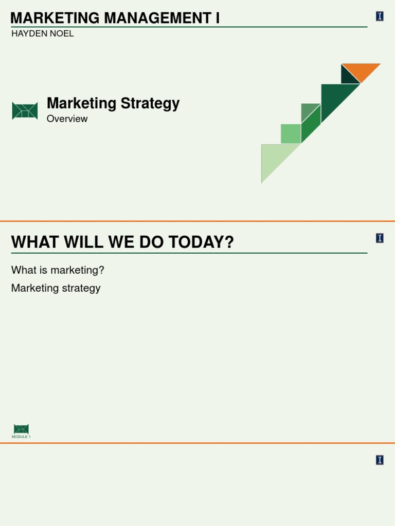 Module 1 - Marketing Strategy PDF | PDF | Marketing | Marketing Strategy