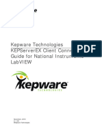 Kepware Technologies Kepserverex Client Connectivity Guide For National Instruments' Labview