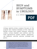 Sign and Symptoms in Urology 1