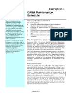 CASA Maintenance Schedule: Civil Aviation Advisory Publication January 2016