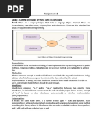 Assignment-2 Ques:1 List The Principles of OOSE With Its Concepts. Ans:1