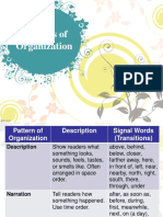 Patterns of Organization