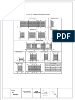 Plan de despiece de mampostería con medidas