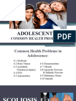 Adolescents:: Common Health Problems