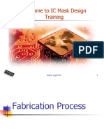 IC Mask Design Training Fabrication Process Overview