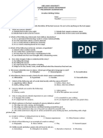 1ST Preliminary Exam in CWF