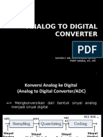 Analog To Digital Converter: Materi 3 Mk. Pengolahan Sinyal Popy Maria, ST., MT