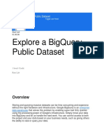 Explore A Bigquery Public Dataset
