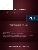 The Tudors: Project Realized by Cârjea Alexandru and Alexia Bianca