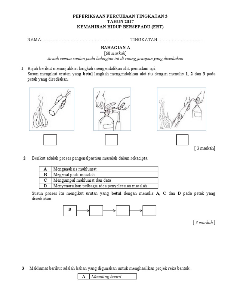 Soalan Trial PT3 | PDF