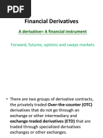 Financial Derivatives: A Derivative A Financial Instrument