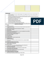 Project documentation submission requirements