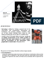Survey: Principles of Mine Survey