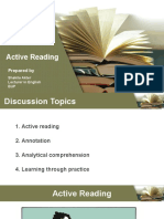 Active reading