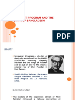Six-Point Program and The Birth of Bangladesh