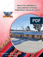 Estatuto Orgánico y Reglamento Interno Comunidad Uricachi Chico PDF