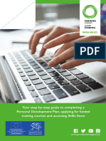 Your step-by-step guide to completing a PDP and accessing funded training