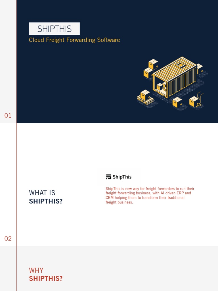 ShipThis: Cloud Freight Forwarding Solution | PDF | Application ...