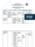 Brigada Eskwela Action Plan for Francisco Oringo Sr. Elementary School