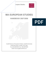 MA European Studies Handbook