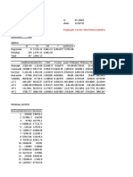 Regression Statistics: Respingem Si Avem Valori Heteroscedastice