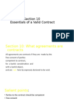 Essentials of A Valid Contract