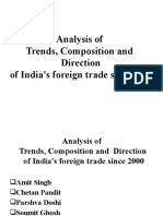 India's foreign trade analysis 2000-2010