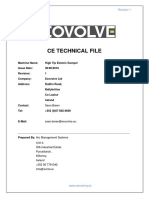 CE Technical File ED 800 Rev.1