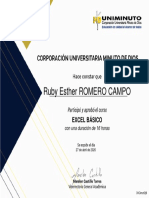 Certificado Excel PDF