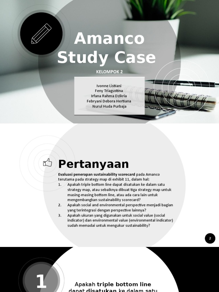Amanco: developing the sustainability scorecard case analysis picture