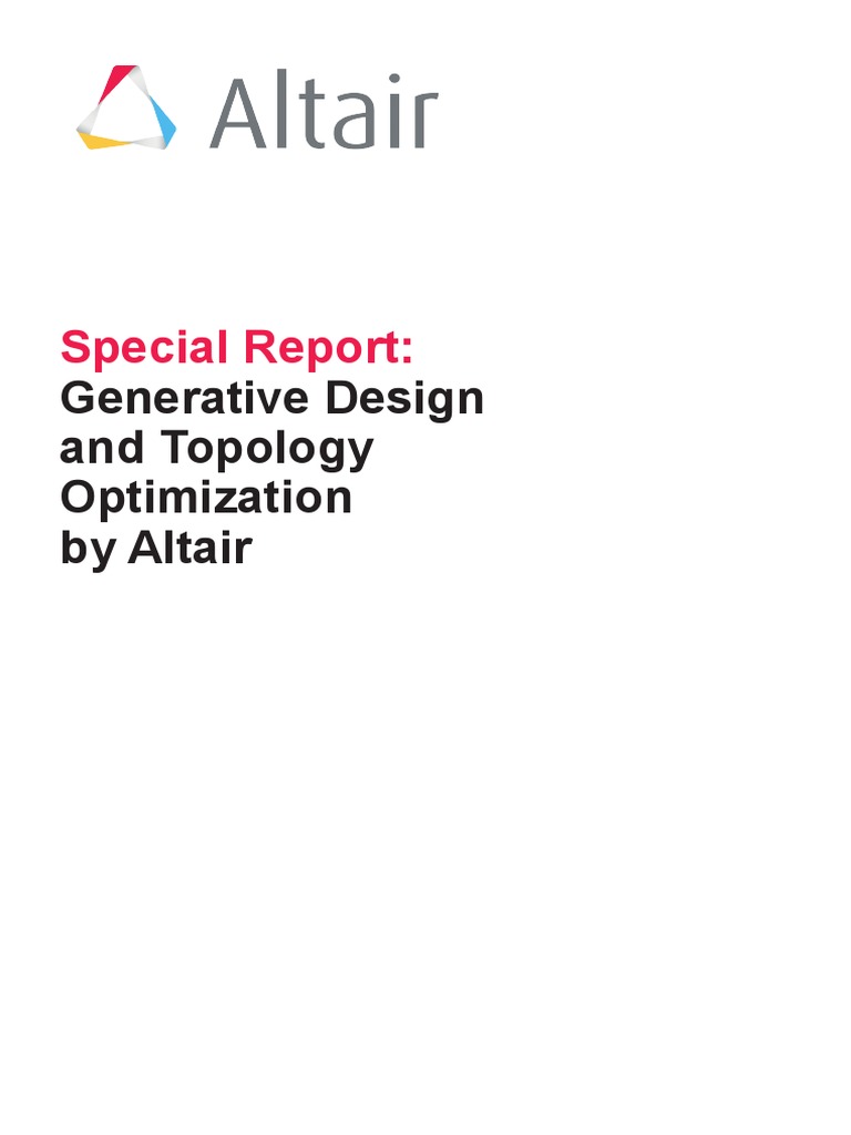 Altair Generative Design Report PDF | PDF | Mathematical Optimization ...