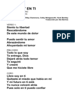Libre Soy en Ti Letra PDF