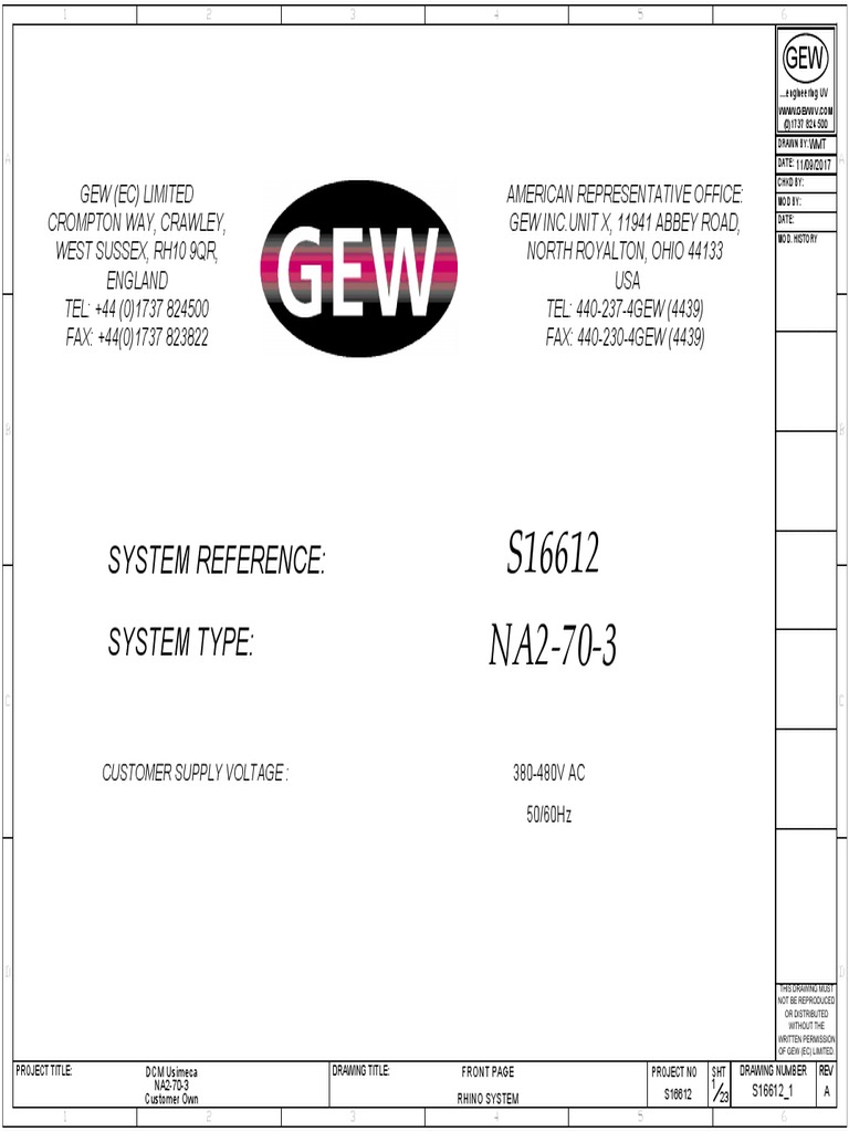 S17222 FROM S16612 Electrical Drawing PDF Power Supply Electrical