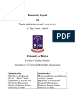 Intern Report On Tourism Satisfaction