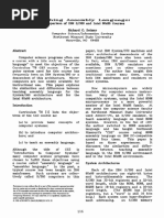 Teaching Assembly Language: A Comparison of IBM S/360 and Intel 80x86 Courses Richard C. Detmer