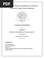 Christian College of Engineering & Technology Department of Computer Science & Engineering