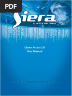 CleverAccess 2.0 User Manual (English Version 0817)