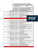 Digital Lessons - Transmission Schedule - 1 to 15 May 2020