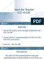 Teach The Teacher Icd 10 CM