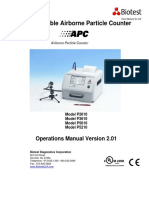 APC Portable Airborne Particle Counter: Operations Manual Version 2.01