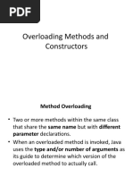 2 Overloading Methods and Constructors