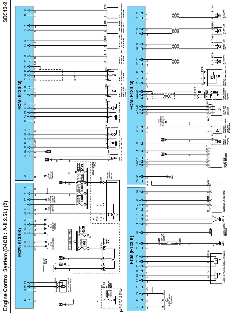 D4CB Wiring Diagram PDF Throttle Engines