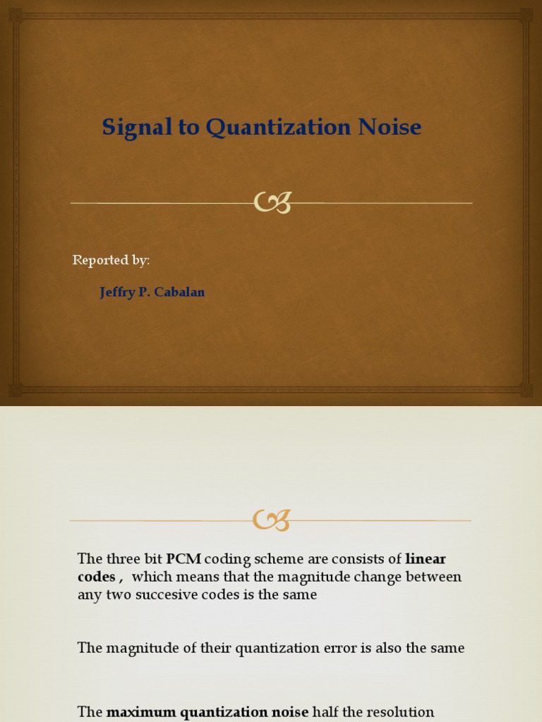PCM Quantization Noise Analysis | PDF