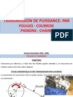 TR - Poulie-Couroie Pignons-Chaine PDF