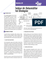 100% Outdoor Air Dehumidifier Control Strategies: Technical Bulletin 20