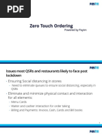 Zero Touch Ordering - Powered by Paytm